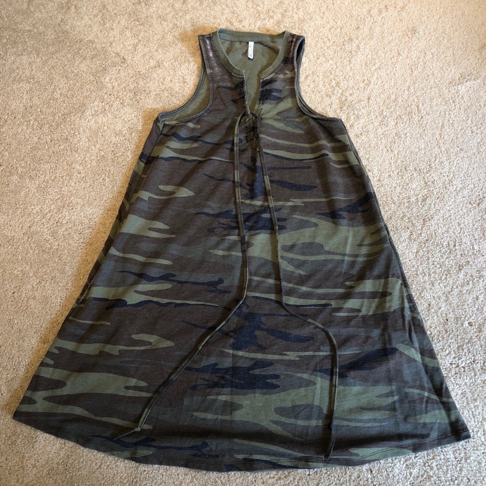 Z Supply Camo Knit Dress size XS